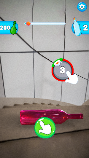Bottle on Stairs: Rolling Down Screenshot 3