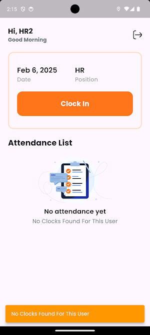 Attendance hr Screenshot 1