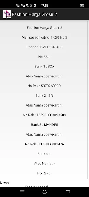 Fashion Harga Grosir 2 Screenshot 0