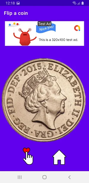 Flip a coin Screenshot 3