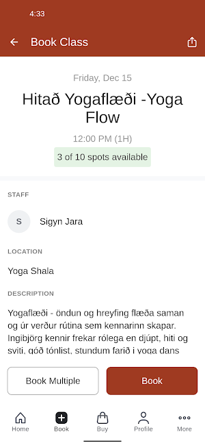 Yoga Shala Reykjavik Screenshot 2