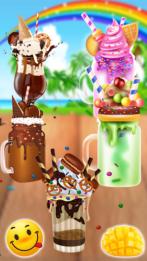 Ice Cream Smoothies Maker Game Screenshot 0