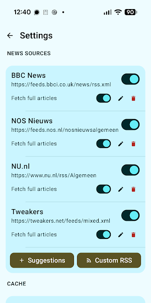 Offline News – RSS Reader Screenshot 0