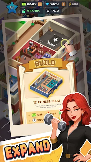 Idle Apartment Tycoon Screenshot 2