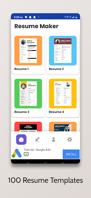 Resume Builder 2024 CV Maker Screenshot 1