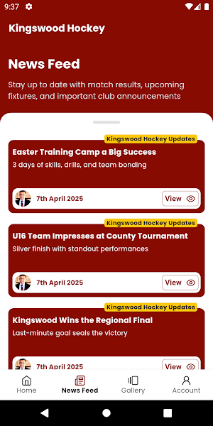 Kingswood Hockey Union Screenshot 3