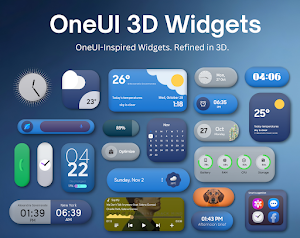 OneUI 3D Widgets Screenshot 0