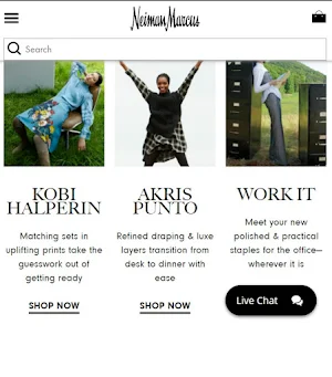 Neiman Marcus App Screenshot 1
