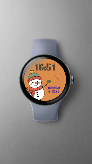 Xmas Snowman Watch Screenshot 3
