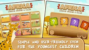 Africa Games for Kids - Animals Puzzles Screenshot 2