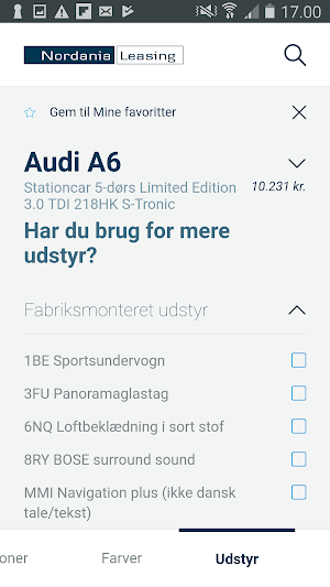 Nordania Leasing Screenshot 2