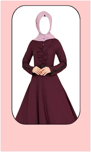 Fashion Hijab Burqa Photo Suit Screenshot 0