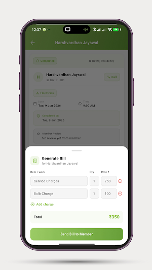 Apni Society - Vendor App Screenshot 3