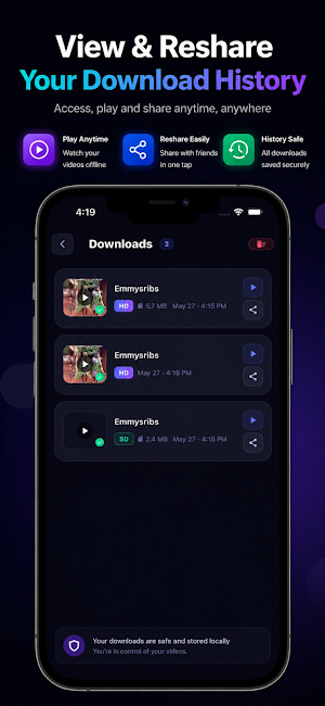 VidSave – FB Video Downloader Screenshot 3