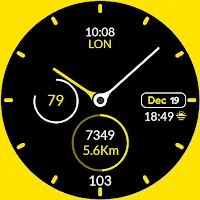 Clean Analog watch face