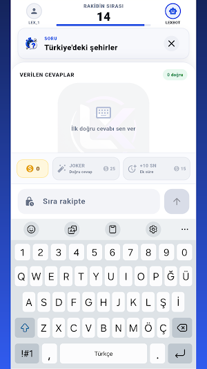 LexClash: Online Kelime Oyunu Screenshot 3