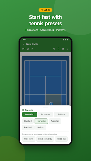 Tennis Tactics Board Screenshot 3