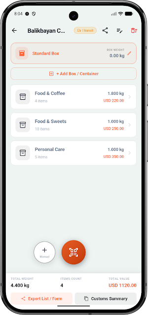 ScanShip: Scan, List and Pack Screenshot 1