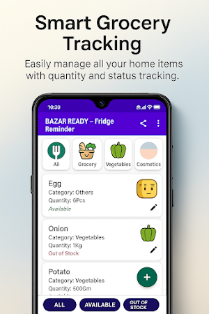 Bazar Ready - Fridge Reminder Screenshot 0