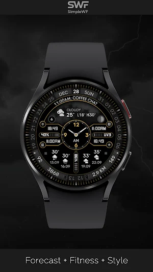 Weather Forecast Watch Face Screenshot 1