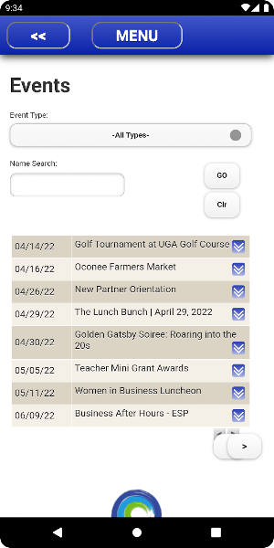 Oconee County Chamber Screenshot 1