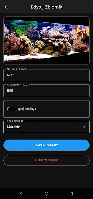 AQma AQuarium Log Screenshot 0