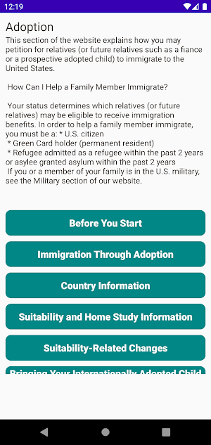 USA Immigrant Visa Details Screenshot 1