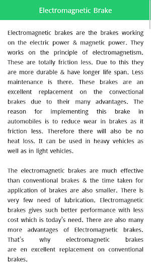 Automobile Engineering Screenshot 2