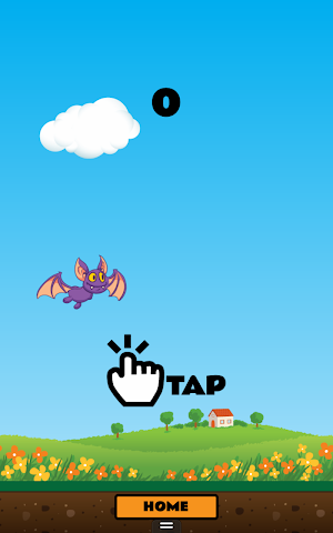Flappy Fruit Bat Fun Screenshot 1