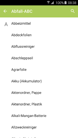 Abfall-App Landkreis Lörrach Screenshot 2