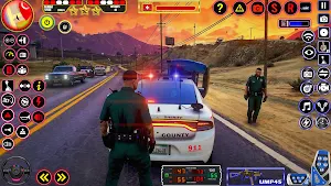 US Cop Car Driving Simulator Screenshot 1