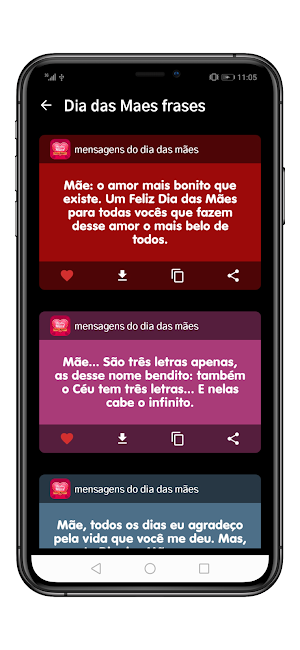mensagem dos dia das mães Screenshot 1