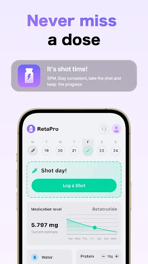 RetaPro: Retatrutide Tracker Screenshot 1