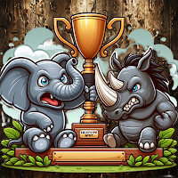 Elephant VS Rhino Game