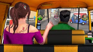 Modern Tuk Tuk Auto Rickshaw: Free Driving Games Screenshot 3