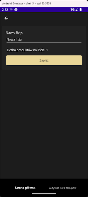 ShoppingList - Lista zakupów Screenshot 2