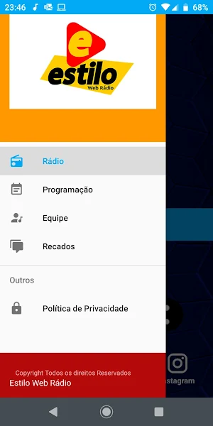 Estilo Radio Web Screenshot 2