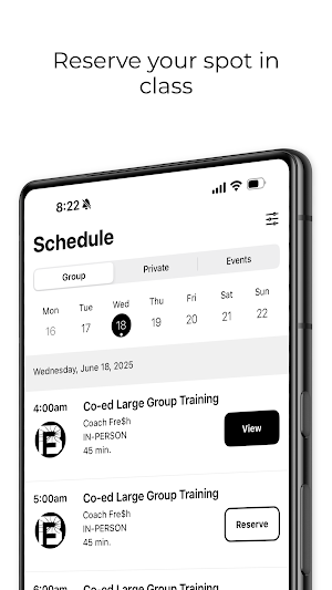 BreakFree Fitness Screenshot 2