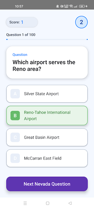 Nevada Quiz Challenge Screenshot 0