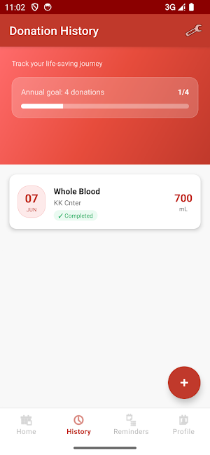 Blood Donation Reminder Screenshot 2