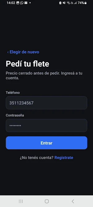 LLEGANDO: Fletes y Cadetería Screenshot 1