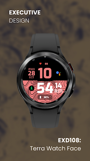 EXD108: Terra Watch Face Screenshot 1