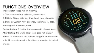 Green Pale Yellow For Wear OS Screenshot 2