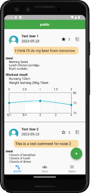 Team-Fit Screenshot 3