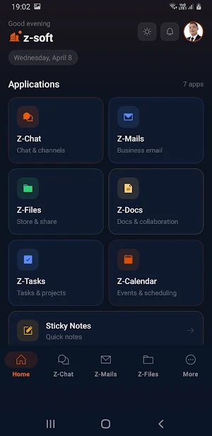 Z-Cloud Workspace Screenshot 1