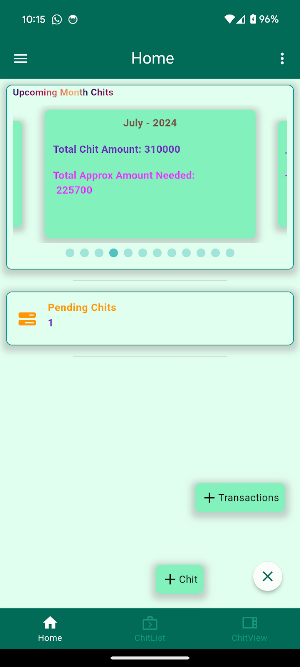 Chit App Screenshot 0