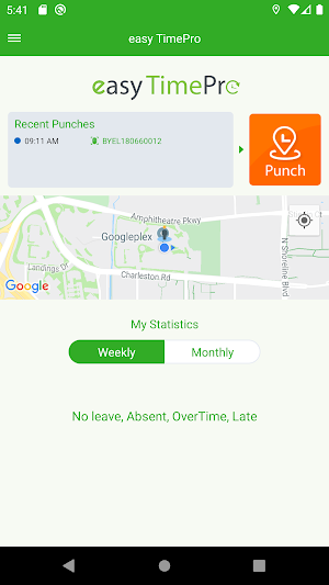 easyTimePro Screenshot 1