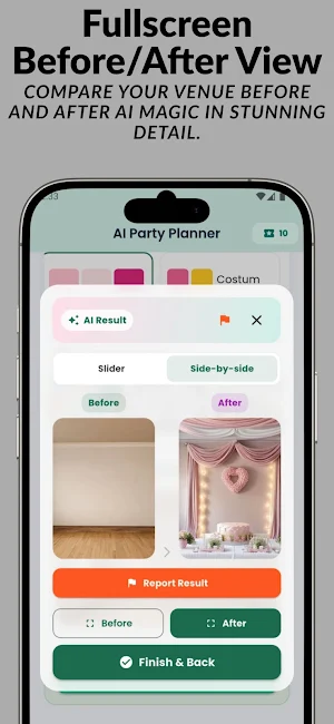 AI Party : Decoration Planner Screenshot 2