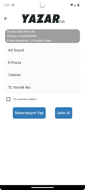 Yazar Tur Screenshot 3