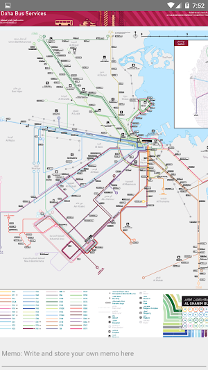 DOHA BUS MOWASALAT GUIDE MAP Screenshot 1